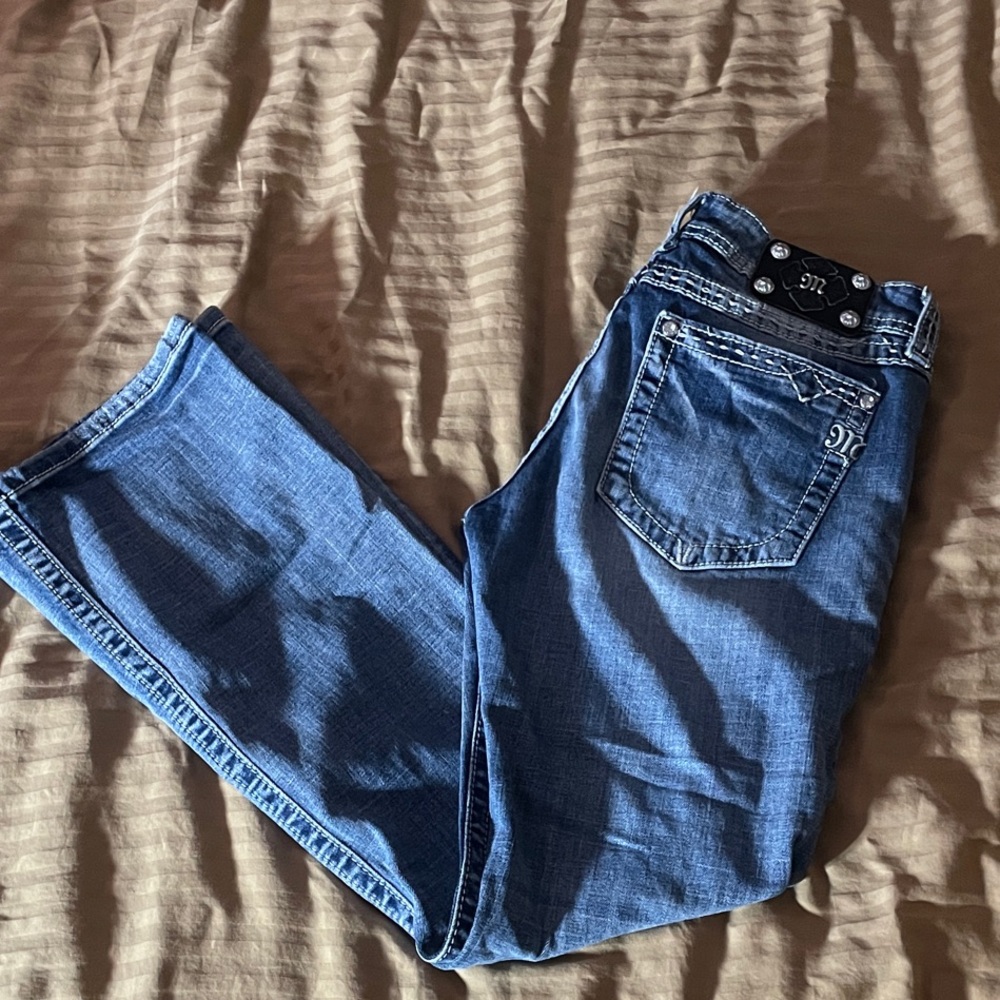 Miss Me Blue Boot Cut Jeans